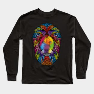 Rainbow Lion Long Sleeve T-Shirt